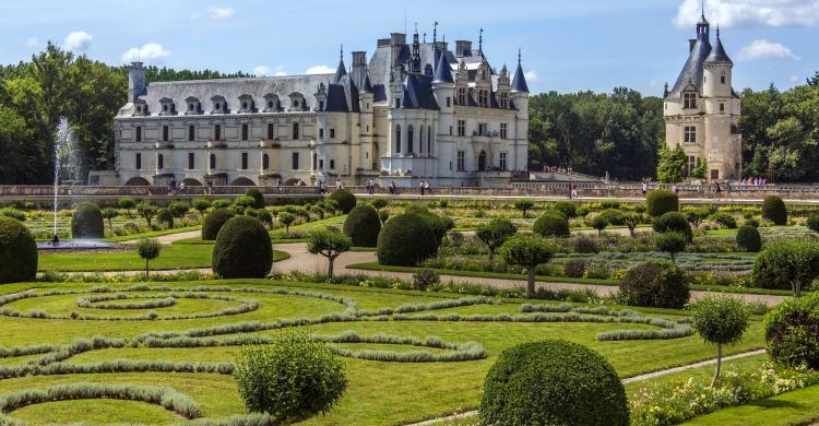 Jardines del castillo Chenonceau