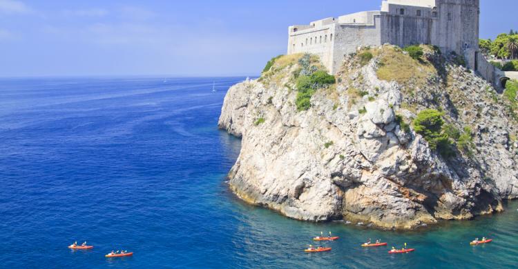 Tour en Kayak por la costa de Dubrovnik