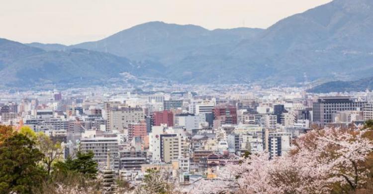 Vistas de la ciudad de Kioto