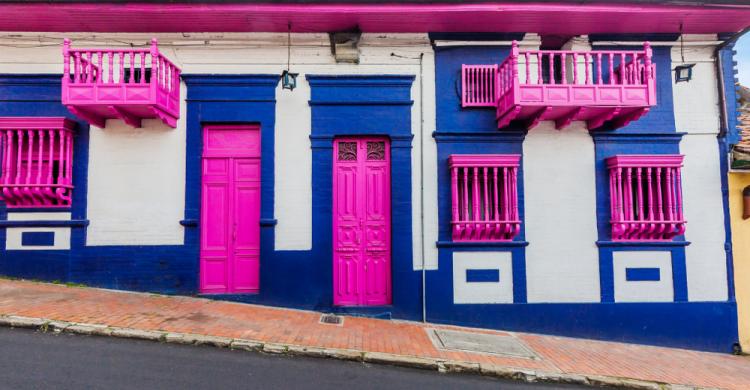 Casas coloniales en La Candelaria