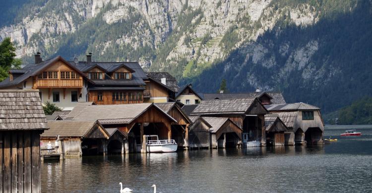 Región montañosa de Salzkammergut