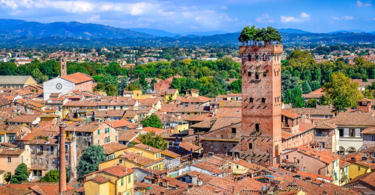 Vista panorámica de Lucca