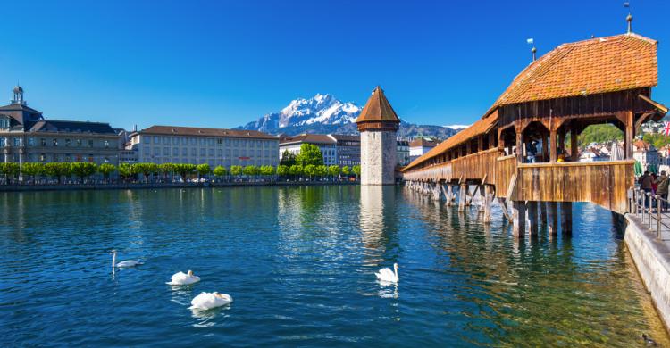 Torre del agua en Lucerna