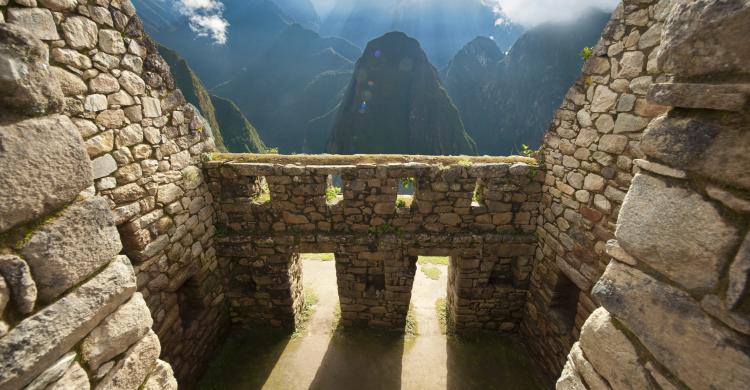 Arquitectura inca en el Machu Picchu
