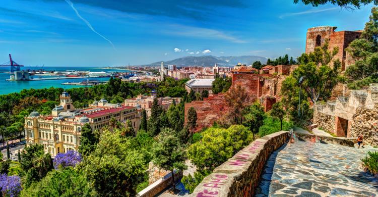 Vista de la ciudad de Málaga