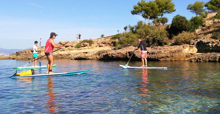 Actividad de Stand up Paddle surf en Mallorca