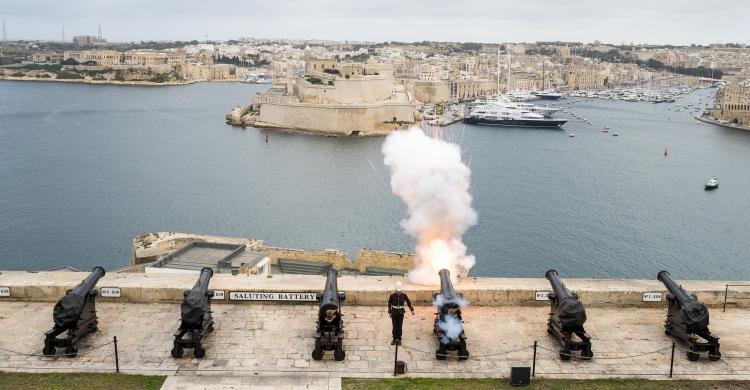 Saluting Battery, en Malta