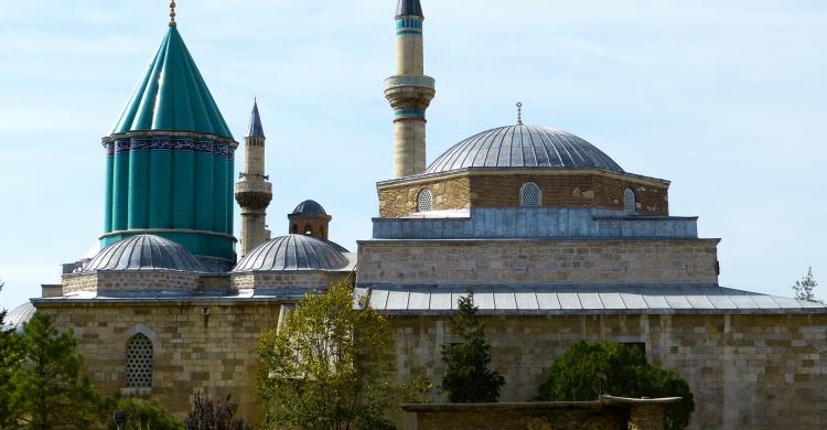 Mausoleo de Mevlana, en Konya