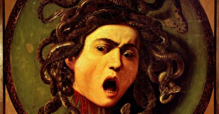 Cabeza de Medusa, de Caravaggio