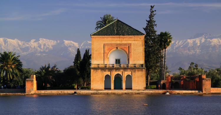 Estanque del Jardín de Menara