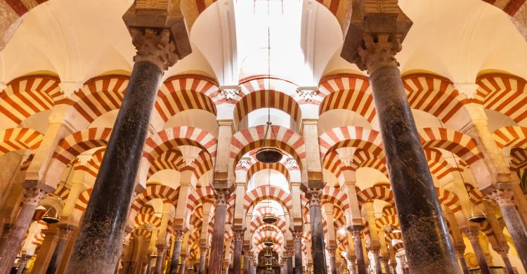 Arcos bicolores de la Mezquita