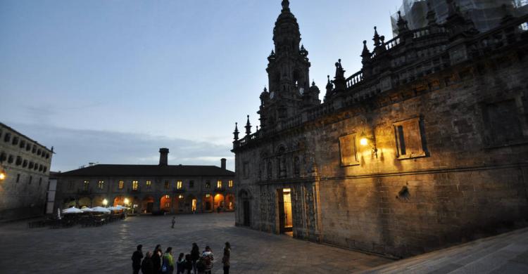 Las calles de Santiago de Compostela