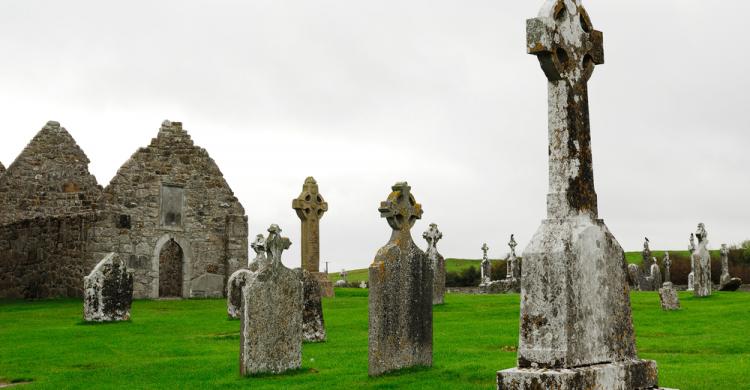 Cementerio antiguo en Monasterboice