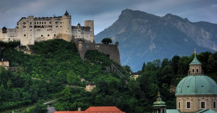 Montaña Festungsberg en Salzburgo