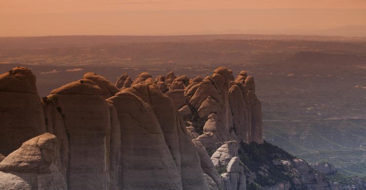 Amanecer en Montserrat