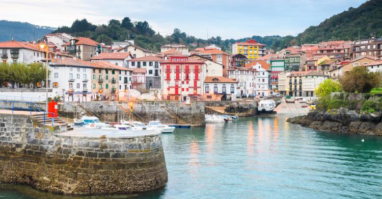 Vista desde el puerto de Mundaka