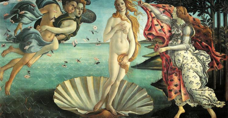El nacimiento de Venus, de Sandro Botticelli