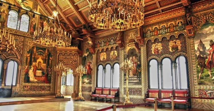 Interior del Castillo de Neuschwanstein