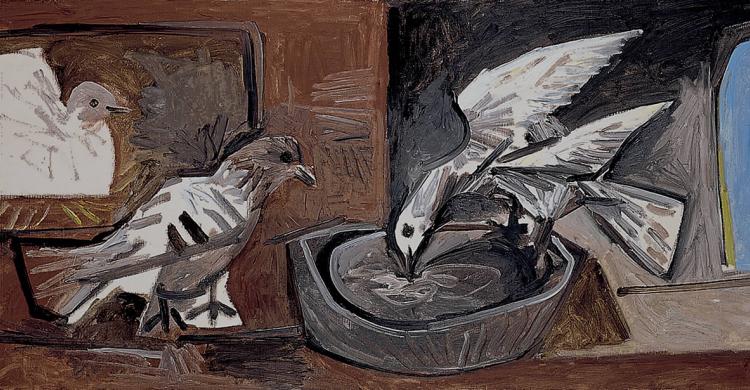 Tres palomas, Museo Picasso Málaga