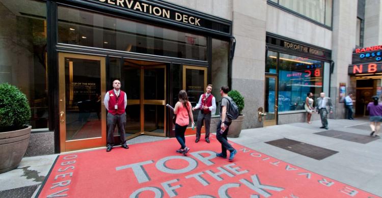 Entrada al Top of the Rock Observation Deck