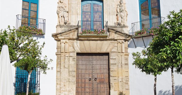 Fachada del Palacio de Viana