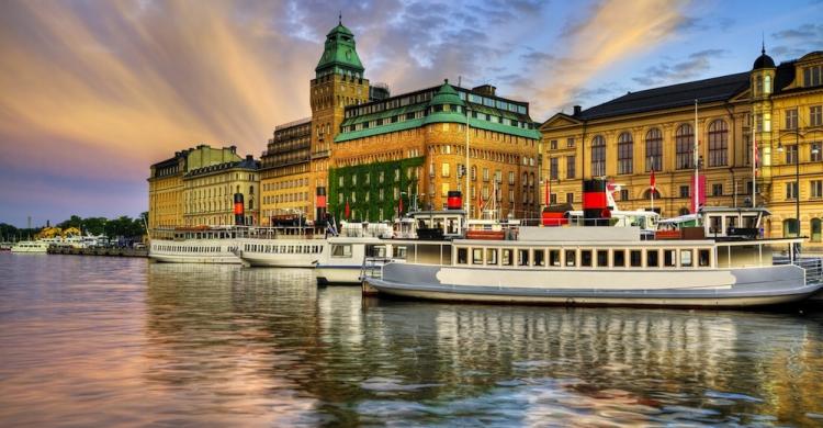 Paseo barco Estocolmo