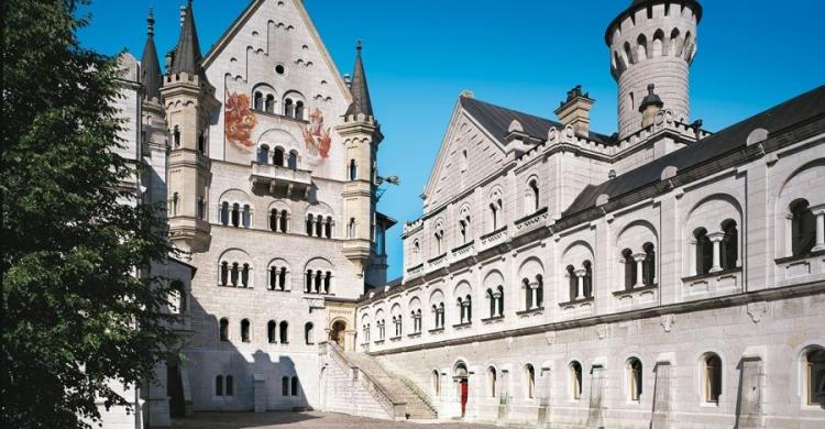 Patio del Castillo de Neuschwanstein