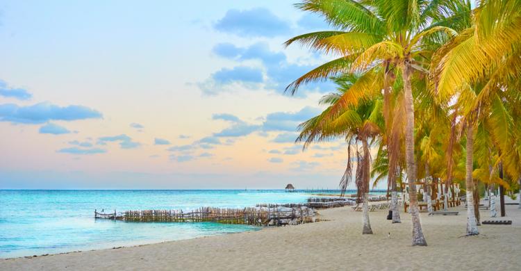 Playa en Isla Mujeres