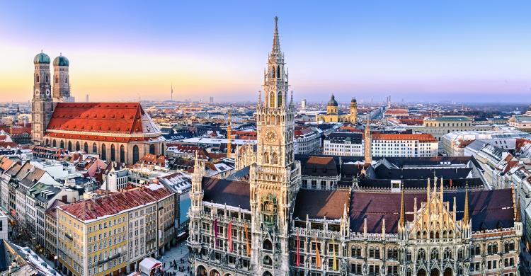 Marienplatz de Múnich, Alemania