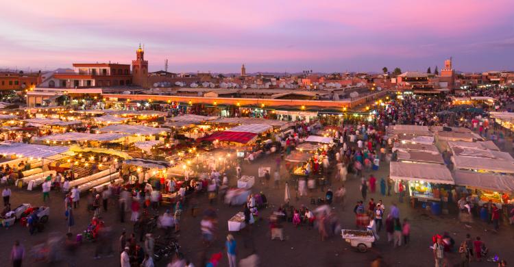 Plaza Jamaa El Fna, alma de Marrakech