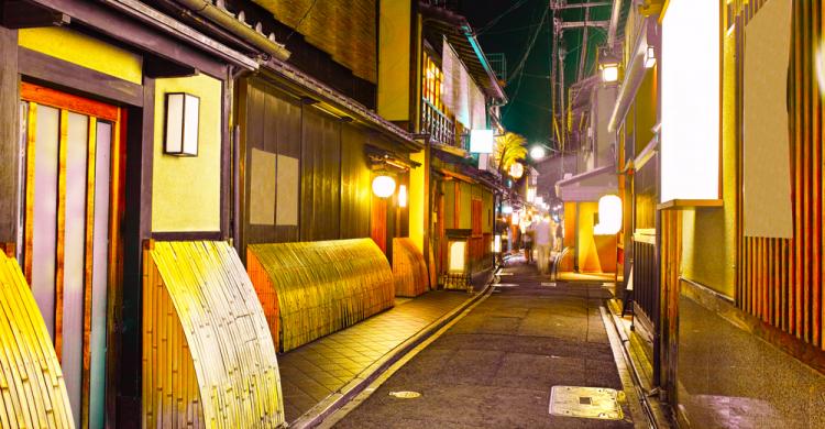 Pontocho - noche de Kioto