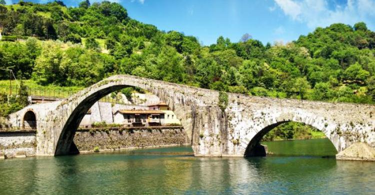 Puente del Diablo en Lucca