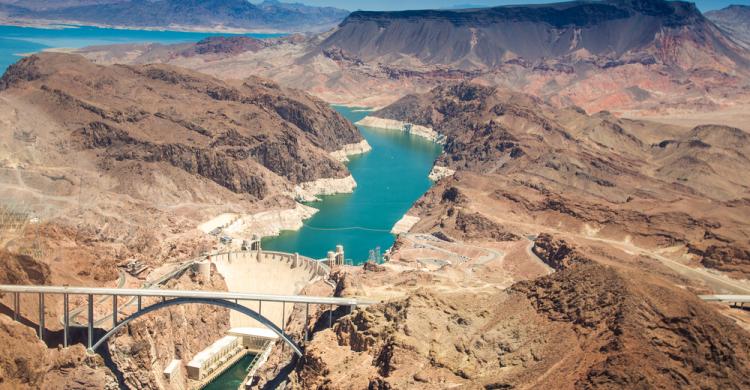 Panorámica sobre el Puente Hoover