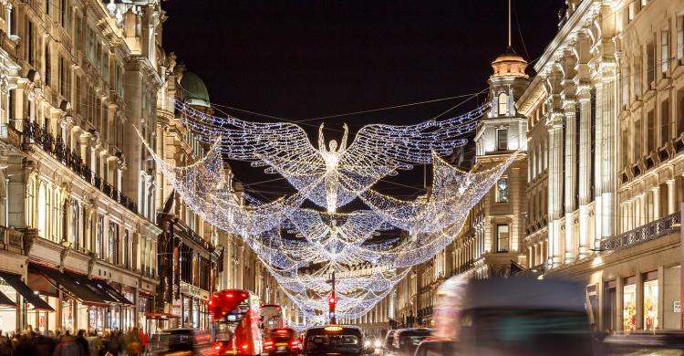 Regent Street en Navidad