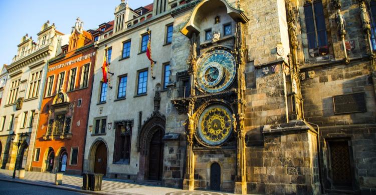 Reloj astronómico en la Ciudad Vieja