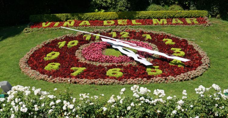 Reloj de Flores en Viña del Mar