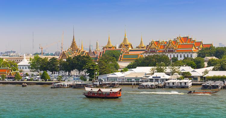 Vuelta a Bangkok en crucero por el río Chao Phraya