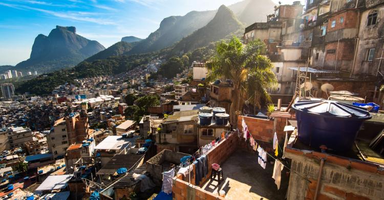 Vistas de la favela Rocinha