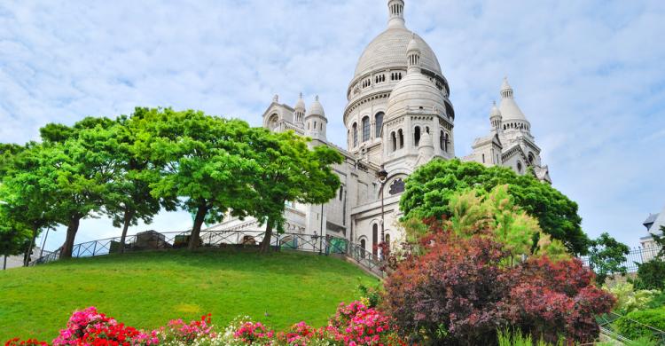 Jardines de la basílica del Sacre Coeur