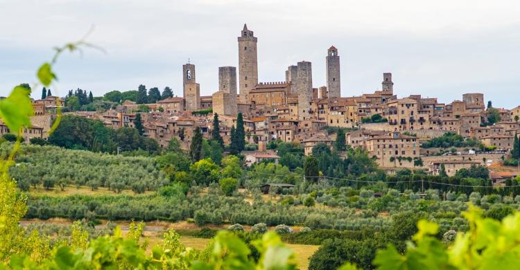 Vista panorámica de San Gimignano