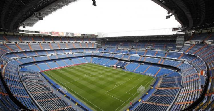 Campo de juego del Santiago Bernabeu