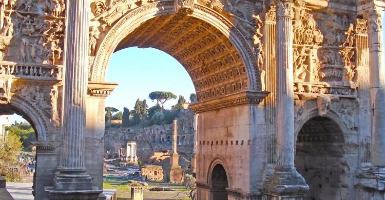 Arco de Septimio Severo en el Foro Romano