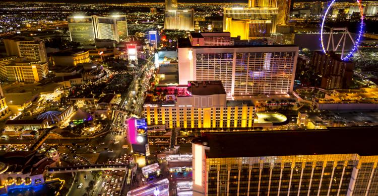 Hoteles en el Strip de Las Vegas