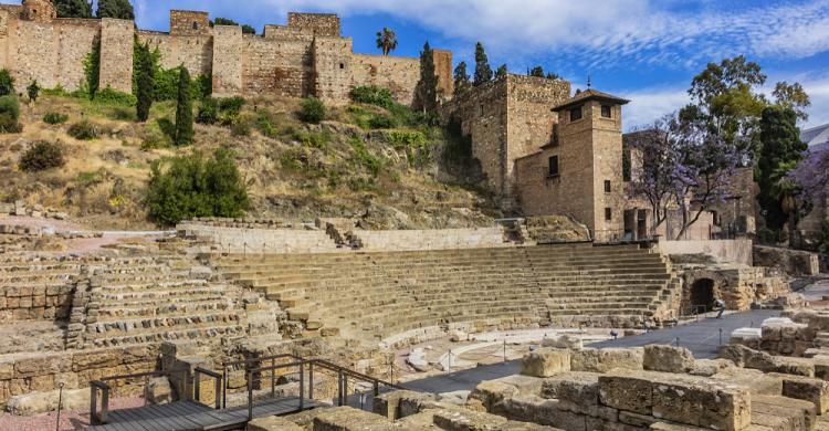 Vista del teatro romano