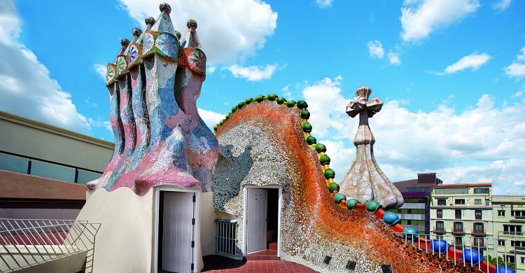 Tejado de la Casa Batlló