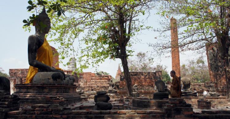 Templo budista de Ayutthaya