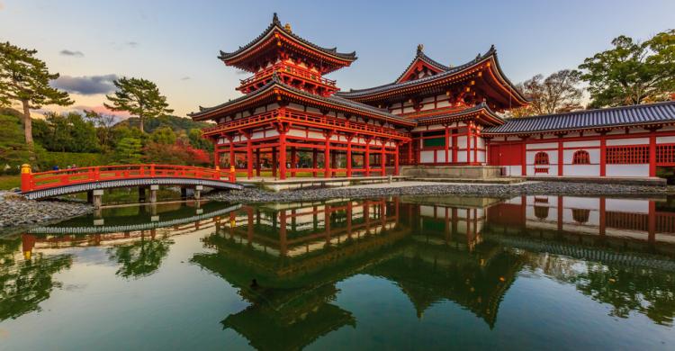 Templo Byōdō-in en la Ciudad imperial de Uji