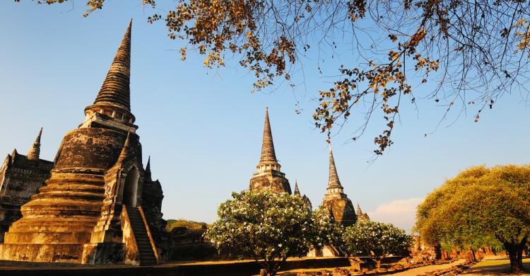 Estupas del antiguo Reino de Siam