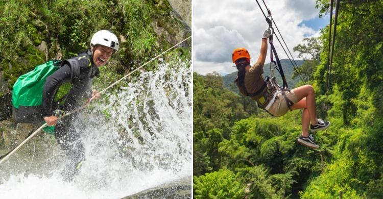 Tirolina y Rapel, dos aventuras que te esperan en la Selva del Iguazú ¿te atreves?