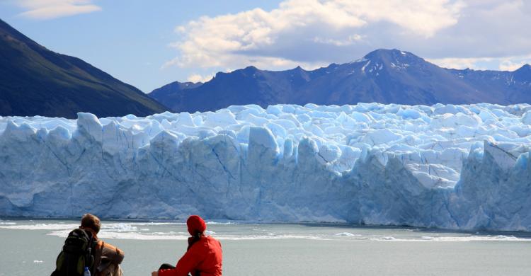 Las vistas del glaciar desde la zona de miradores